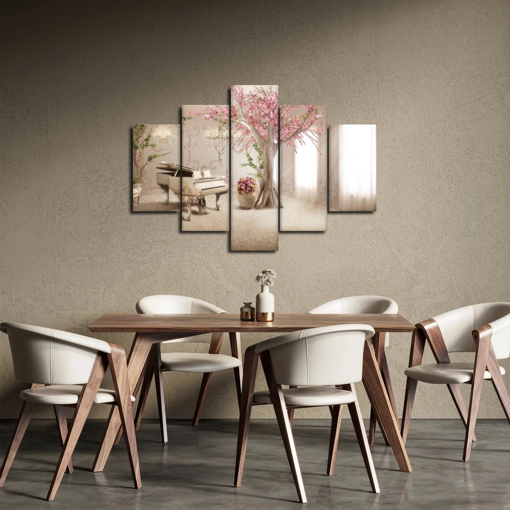 Tablou - Interior de vis cu pian (150x105 cm)