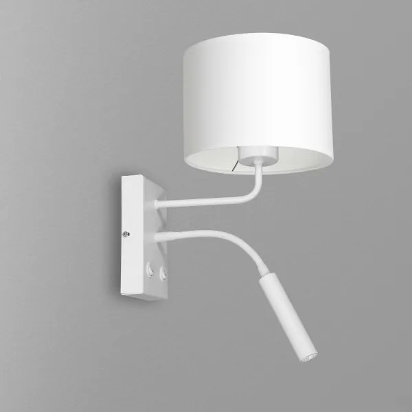 Lampă de perete ARDEN 1xE27/60W+1xG9/8W/230V alb