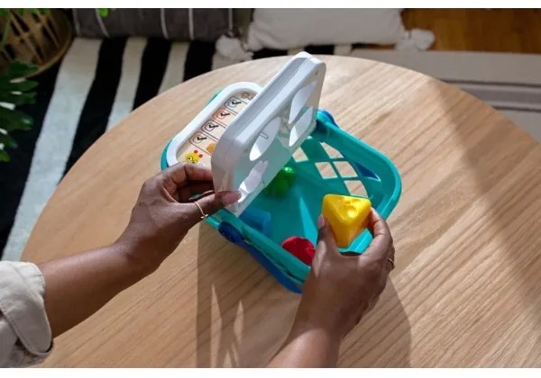 Baby Einstein - Cărucior de cumpărături interactiv MAGIC TOUCH HAPE 3xAAA