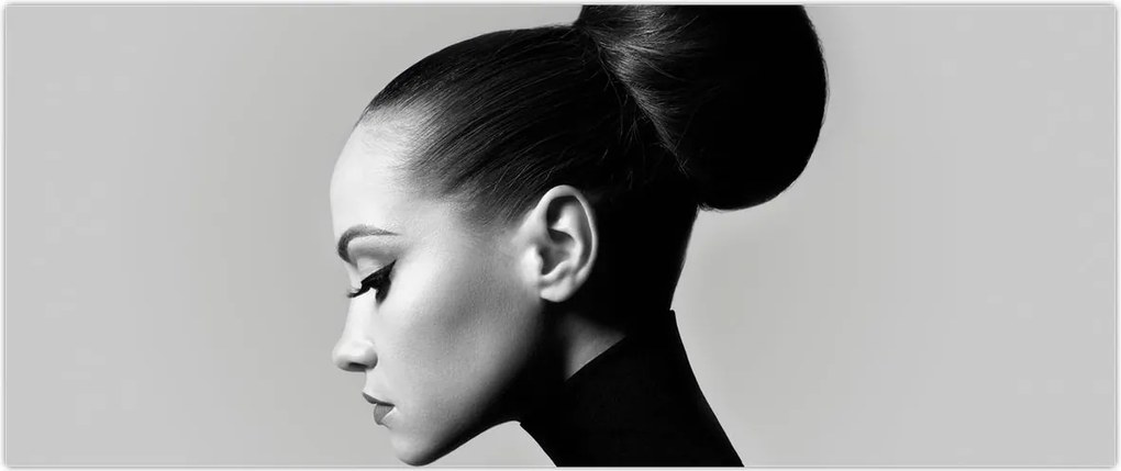 Tablou - Profilui femeii frumoase (120x50 cm)