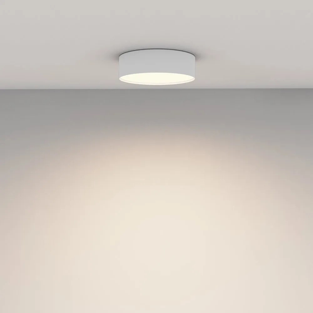 Plafoniera LED design tehnic Zoom D-22cm 3000K alba