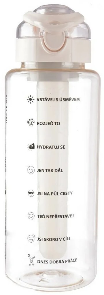 Orion Sticlă tritan cu capac Loop A 1 l