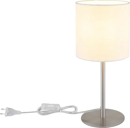 Globo 21440W - Lampă de masă BENSON 1xE27/40W/230V albă