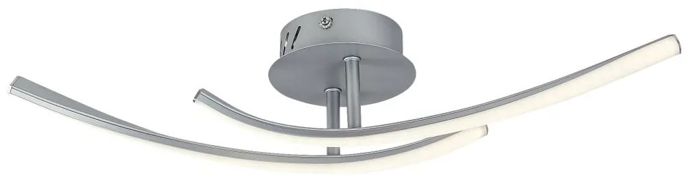 Plafoniera LED design modern Tatjana argintiu