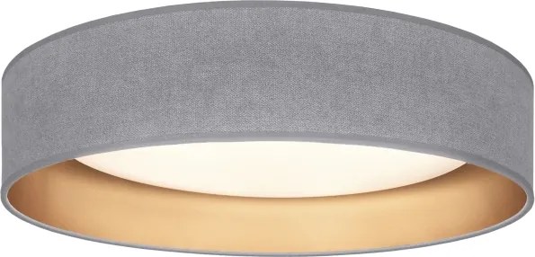 Brilagi-LED Lampă dimabilă VELVET SM. VARI 24W/230V 3000-6500K Ø 45 cm gri/auriu + telecomandă