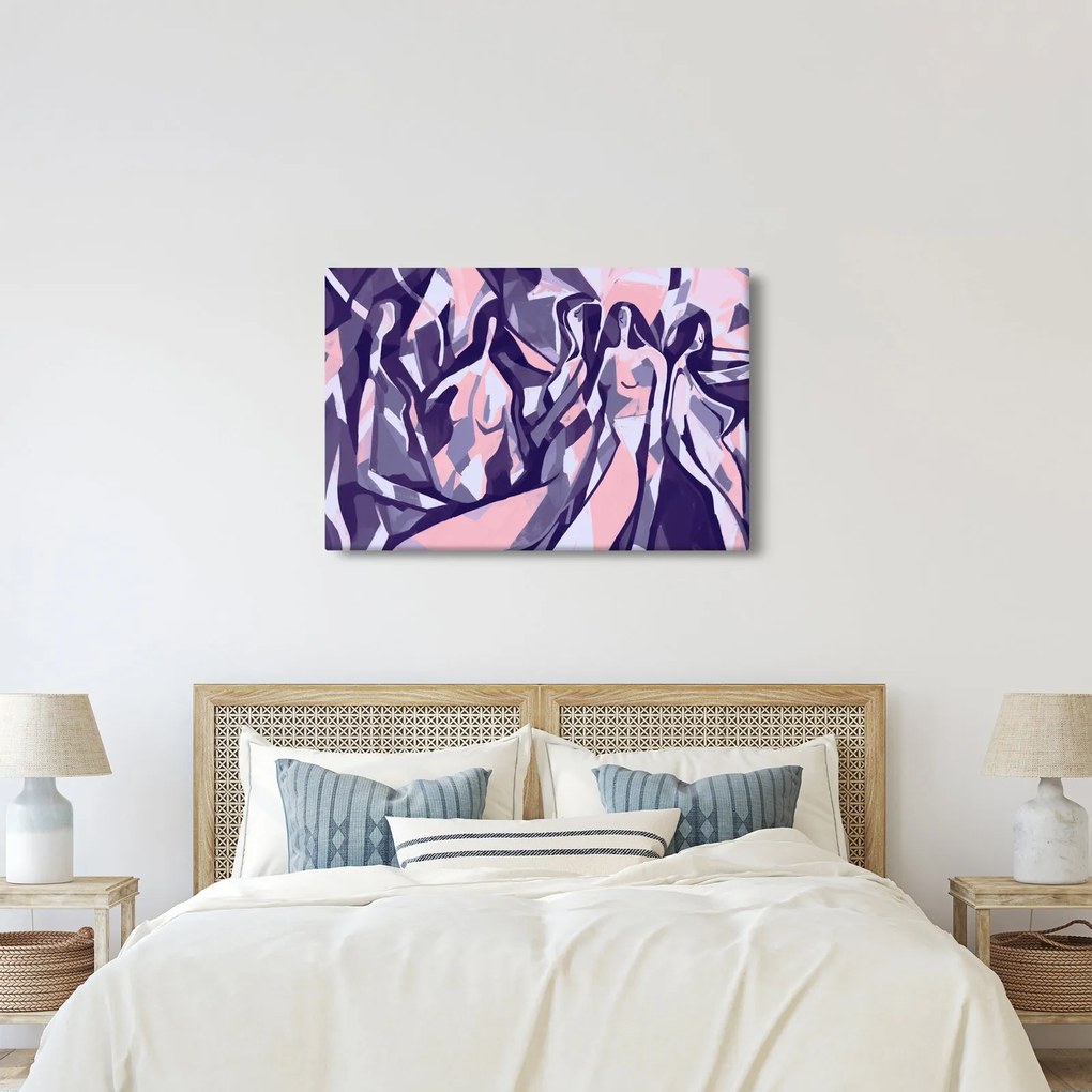 Tablou - Abstract, femei (90x60 cm)