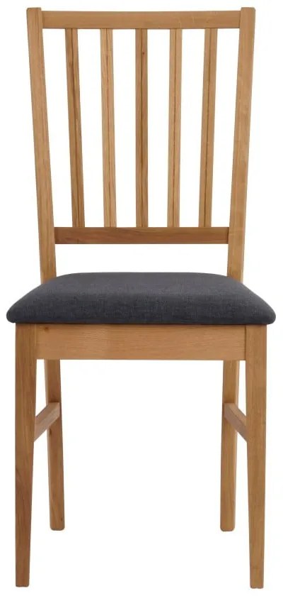 Scaun de dining din lemn de stejar Rowico Mimi, maro