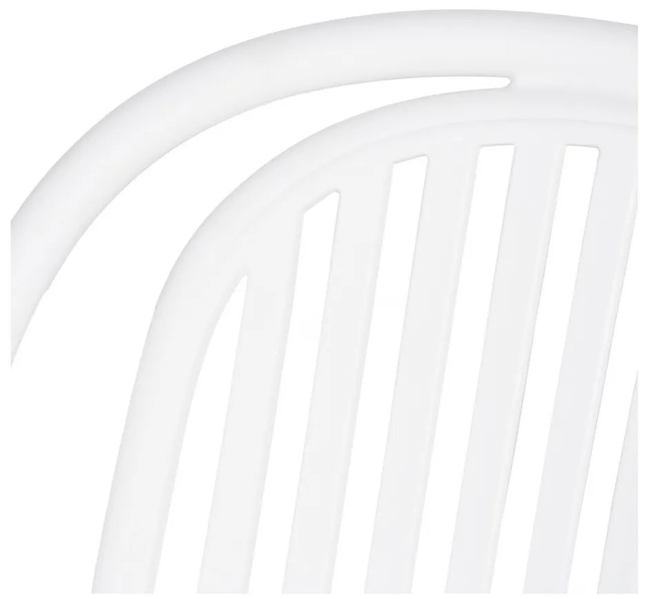 Scaun de dining alb din plastic Alia – Ixia