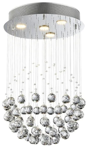 LUXERA 62413 - Lustra aplicata de cristalXAVER 4xGU10/50W/230V