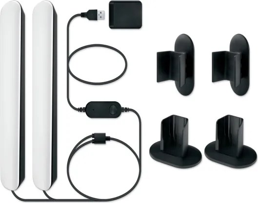 Philips - Set de 2 corpuri LED SMART GRADIENT RGBIC, dimabile, 8W/230V, Wi‑Fi