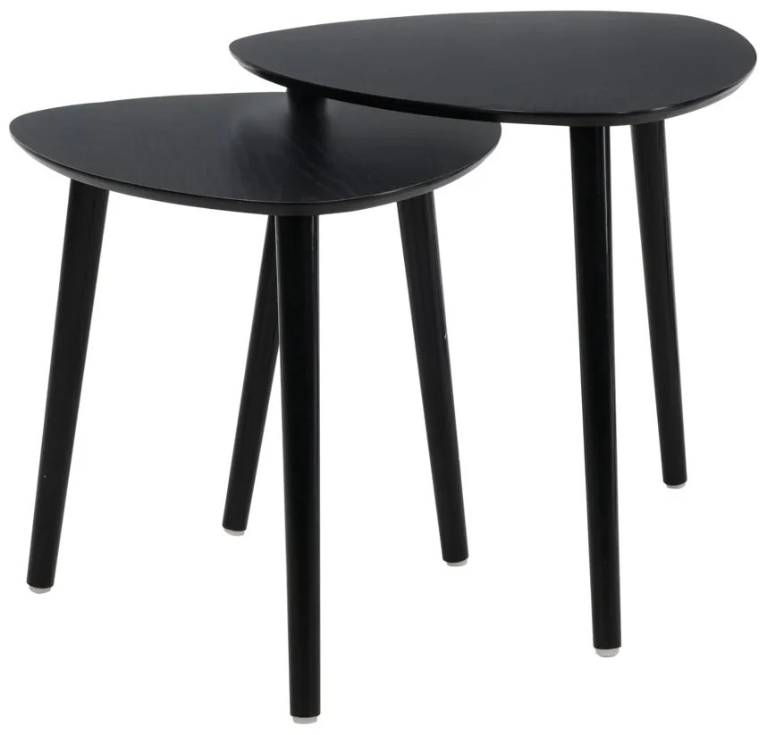 Set 2 masute de cafea cu trei picioare