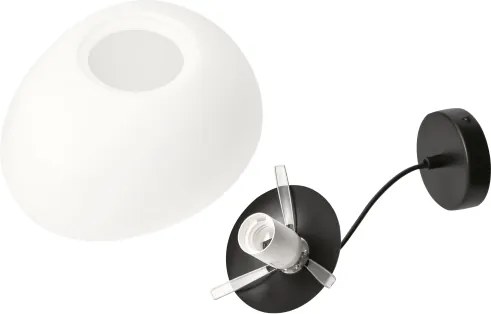 BRILAGI - Lampă suspendată pe cablu PEBBLES 1xE27/40W/230V Ø 20 cm neagră