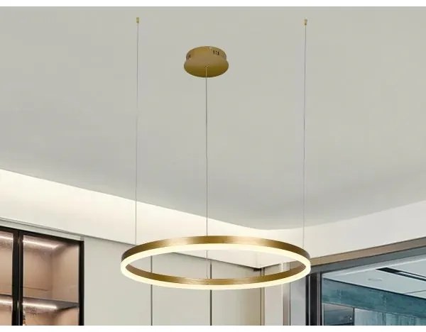 Lustră LED dimabilă pe cablu LED/42W/230V 3000-6500K + telecomandă