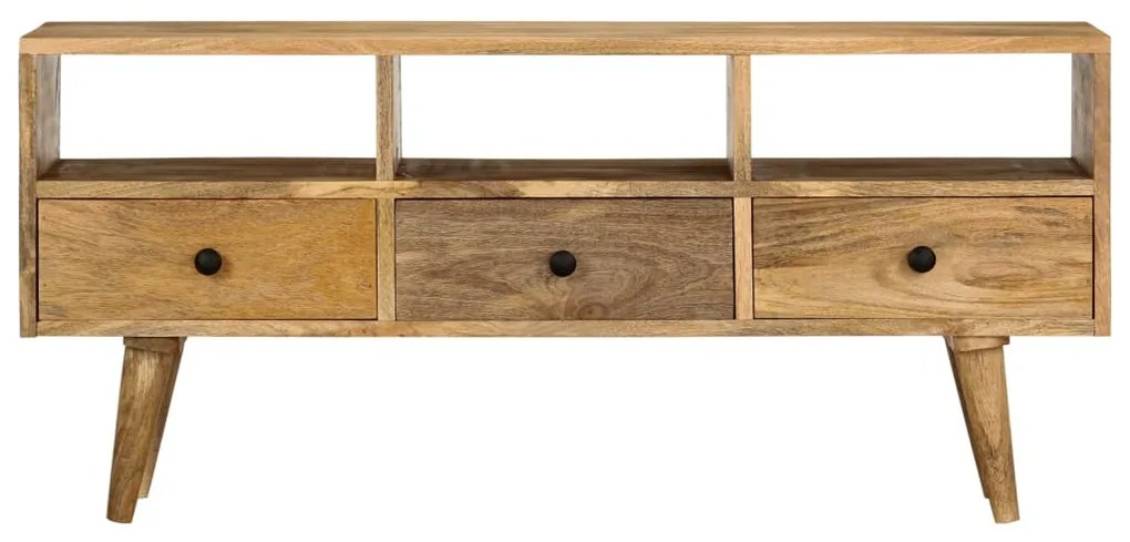 285824 vidaXL Comodă TV, 110 x 36 x 50 cm, lemn masiv de mango