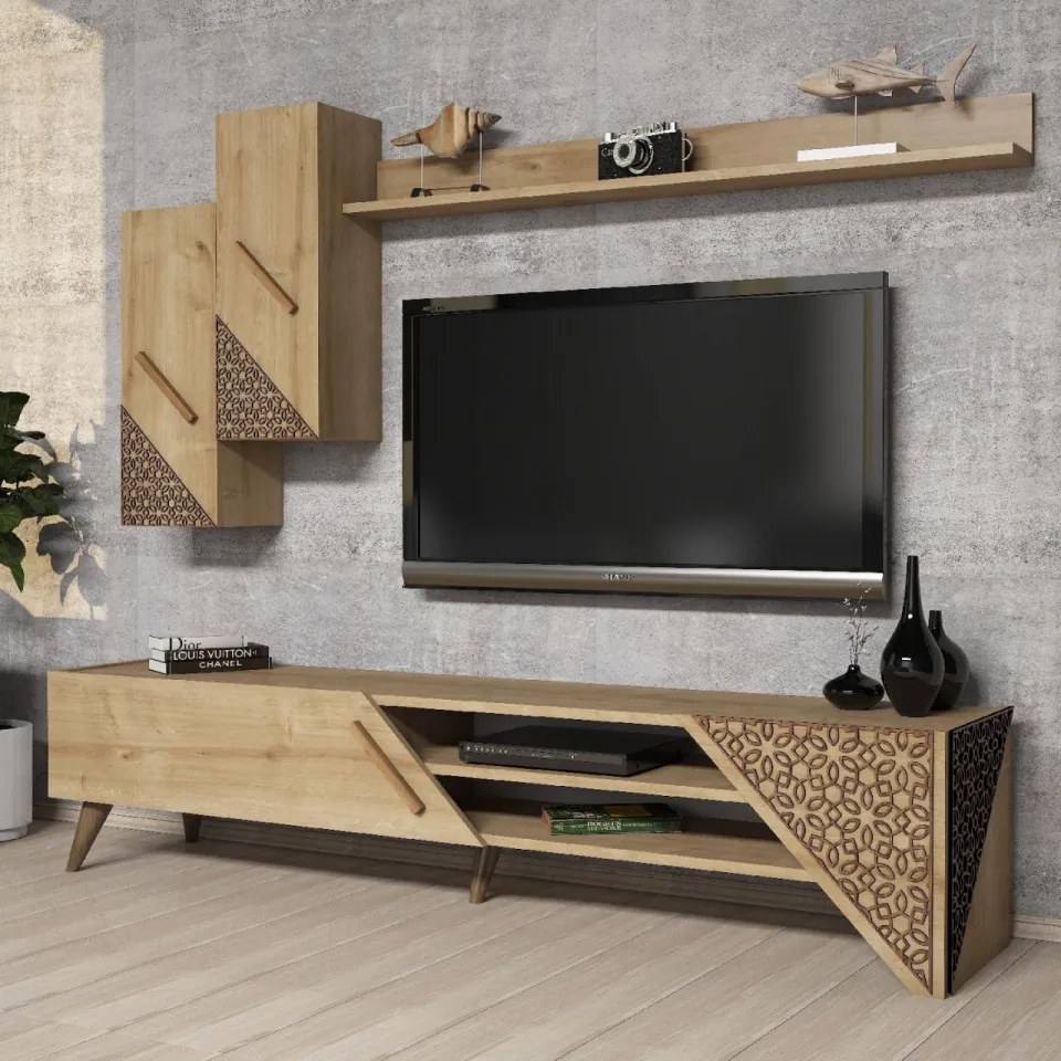 Ansamblu Comoda TV Beril , Stejar
