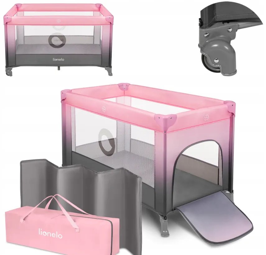 ShopJK PĂTUȚ DE CĂLĂTORIE LIONELO STEFI - OMBRE PINK