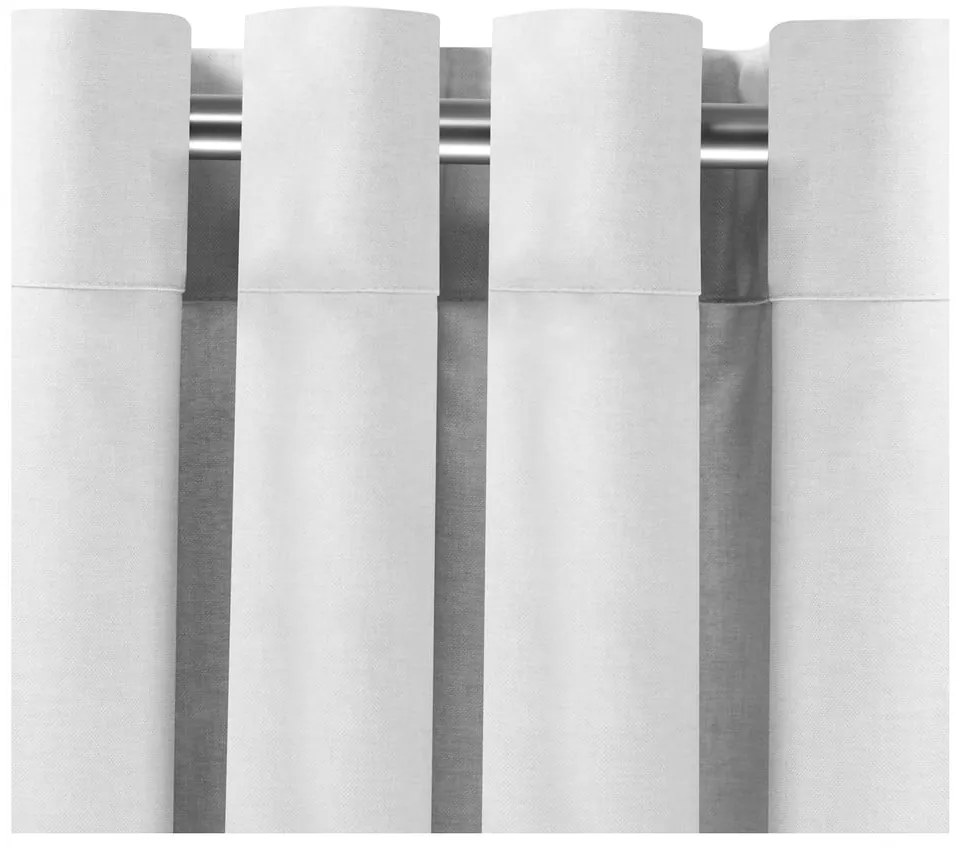 Draperie crem dimout (semi-opacă) din catifea 400x250 cm Velto – Filumi