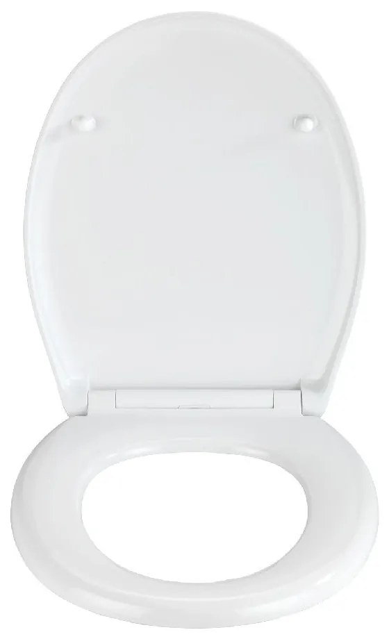 Capac WC cu închidere lentă Wenko Easy Concrete, 44,5 x 37 cm