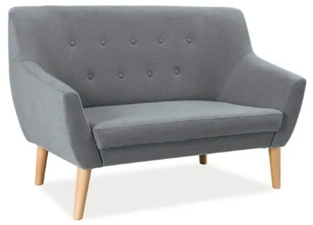 Expedo Canapea tapitata EAST 2, 90x136x55, cablo 10, albastru deschis