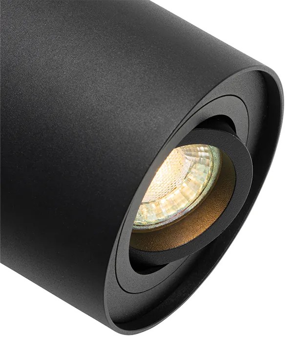 Smart Spot de Plafon Negru Reglabil cu Wi-Fi GU10 - Rondoo up