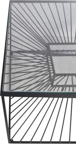 Masuta design modern Illusion 60cm, negru