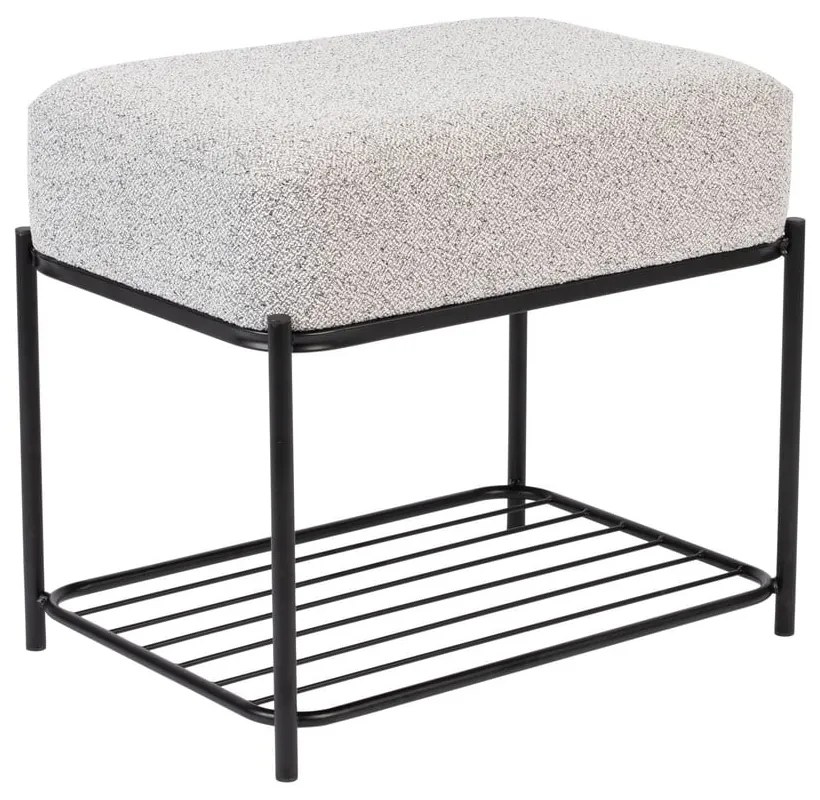 Taburet gri deschis Milou – White Label