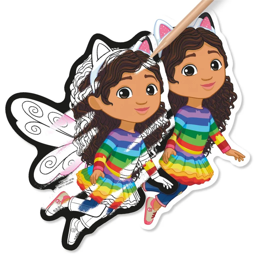 Gabby's Dollhouse Fairy set de scrijelire cu magnet