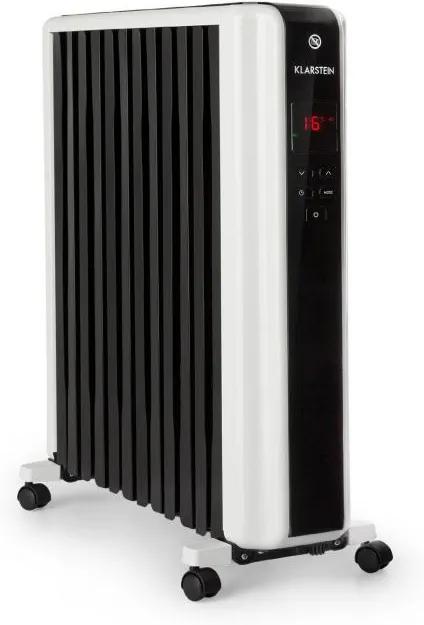 Klarstein Thermaxx 2500, radiator pe ulei, 2500 W, 5 - 35 ° C, 24 h timer, alb/negru
