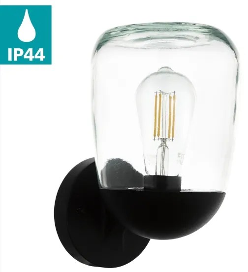 Eglo 98701 - Aplică perete exterior DONATORI 1xE27/60W/230V IP44