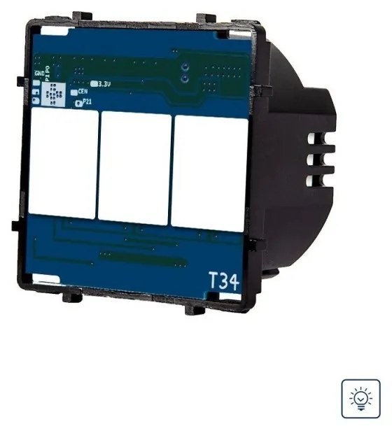 Modul intrerupator simplu cu variator cu touch