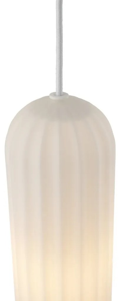 Lustra suspendata design nordic Miella 3L alb