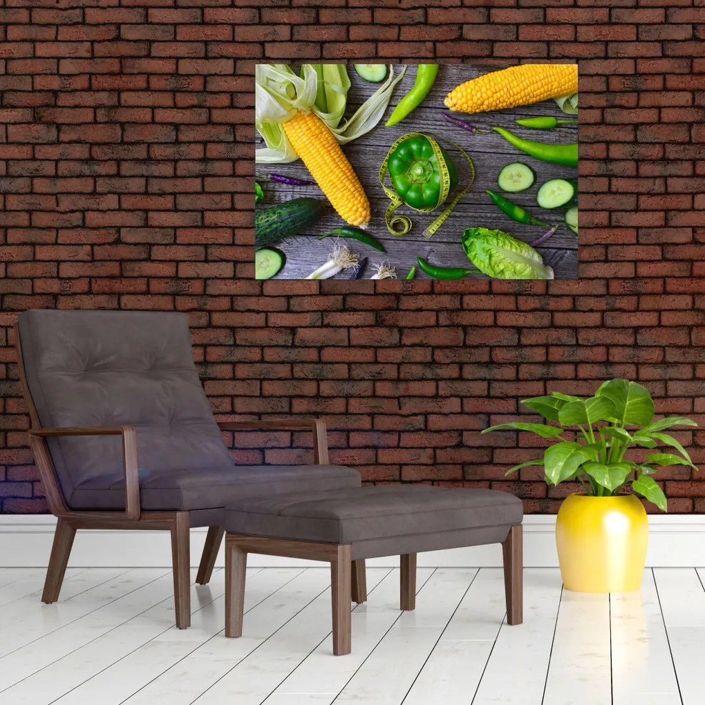 Tablou cu legume (90x60 cm)