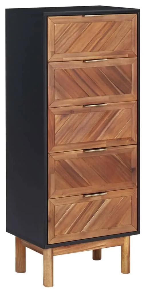 vidaXL Servantă, 45 x 32 x 115 cm, lemn masiv de acacia și mdf