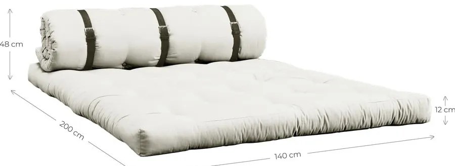 Canapea variabilă Karup Design Buckle Up Beige