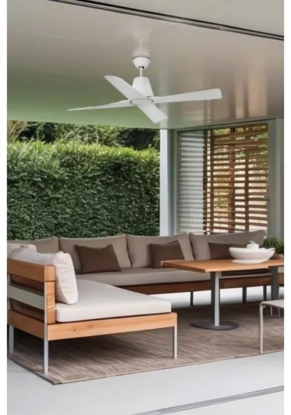 Ventilator de tavan FARO 33480 TYPHOON IP44 d. 130 cm alb + remote control