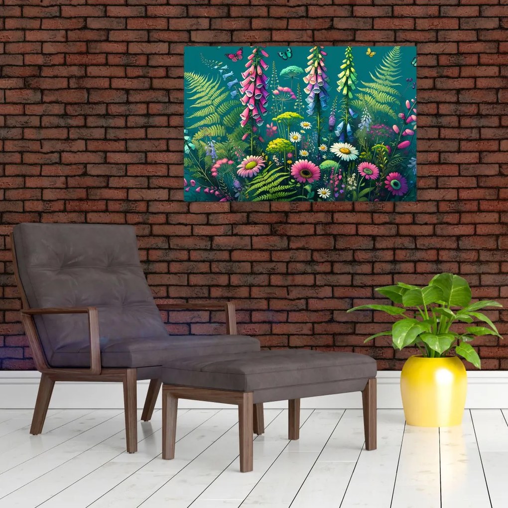 Tablou - Flori de câmp (90x60 cm)