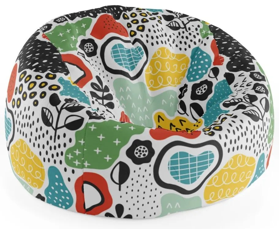 Sac de șezut Cocoon desen pentru copii, colorat