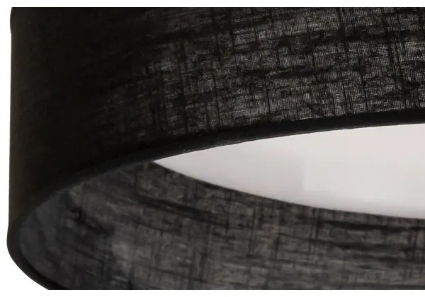 Plafonieră LED Duolla ROLLER LED/24W/230V d. 45 cm negru