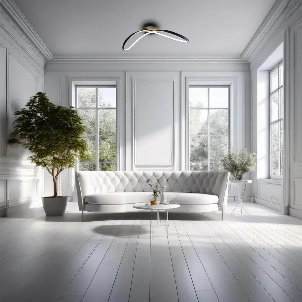 Plafonieră LED INFINITY LED/21W/230V negru