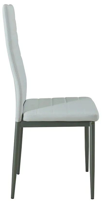 Set de masă Verna 6+1 alb-gri