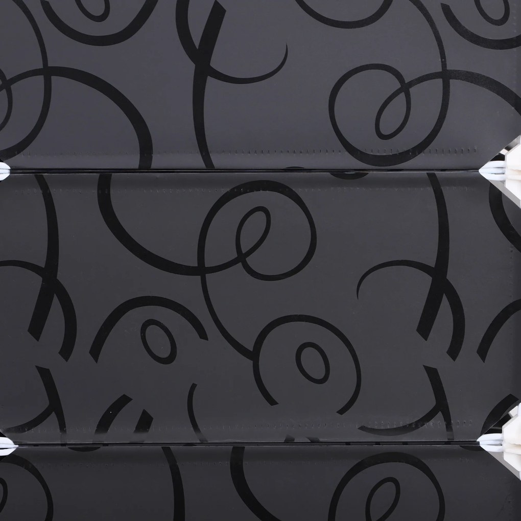 HOMCOM Organizator Pantofi Modular, 16 Cuburi, Ușor de Asamblat, Material PP, Design Modern, Alb și Negru, 95x37x160cm | Aosom Romania