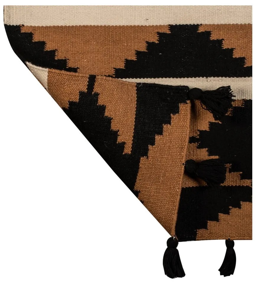 Covor reversibil pentru exterior din plastic reciclat Green Decore Agate, 80 x 180 cm