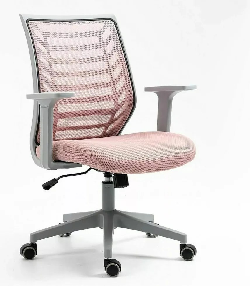 Scaun de birou Q320 roz/gri