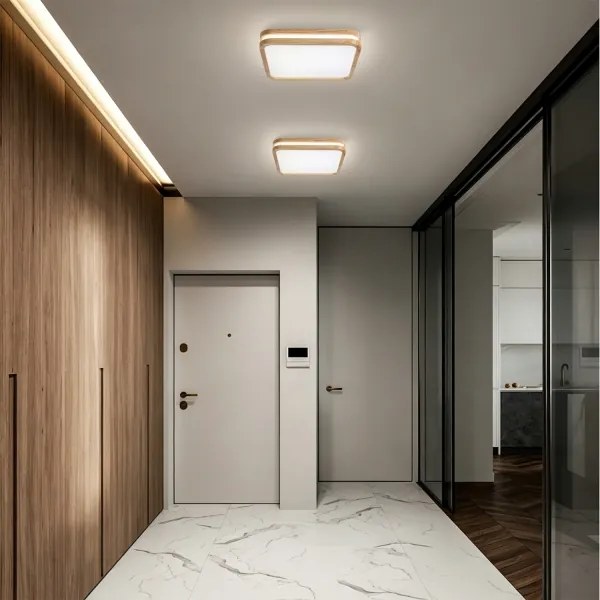 Brilagi - Plafonieră LED MOLINA SQUARE LED/32W/230V 3000/4000/6000K stejar 30x30 cm
