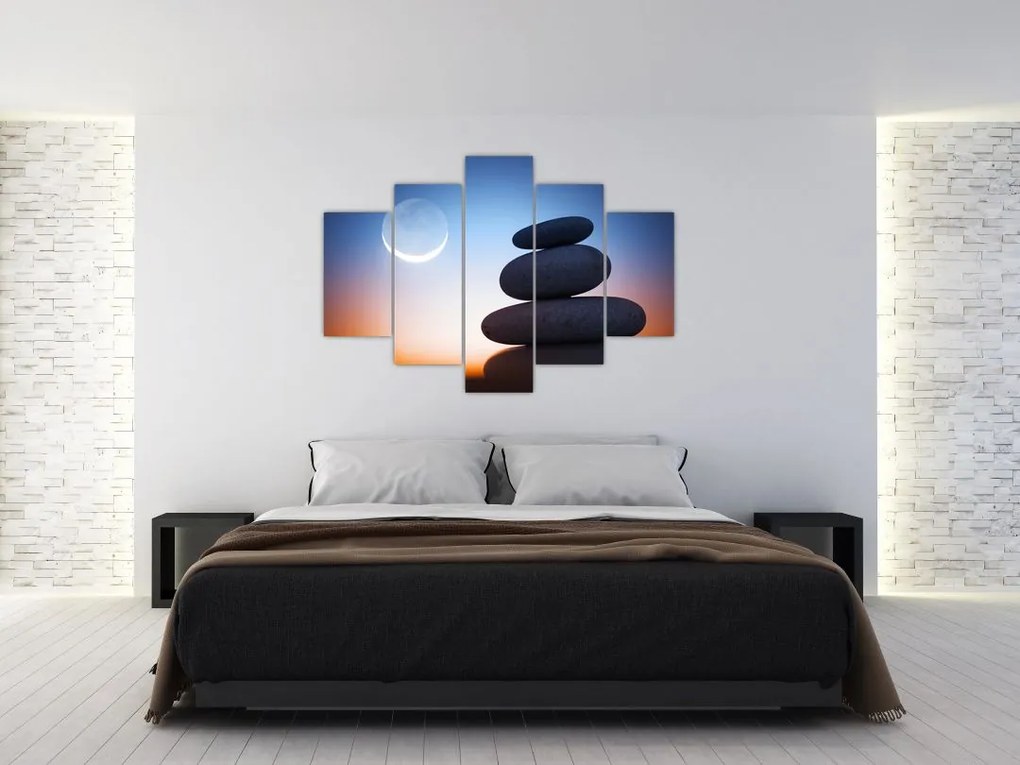 Tablou cu pietre suprapuse (150x105 cm)