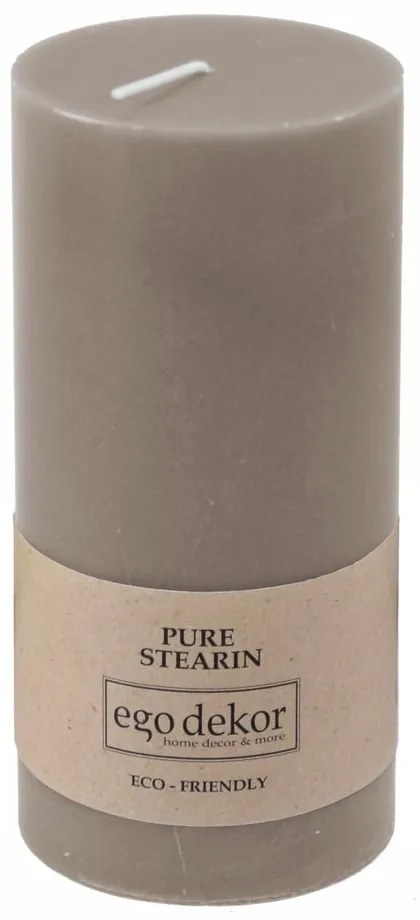 Lumânare Eco candles by Ego dekor Friendly, durată ardere 50 h,bej