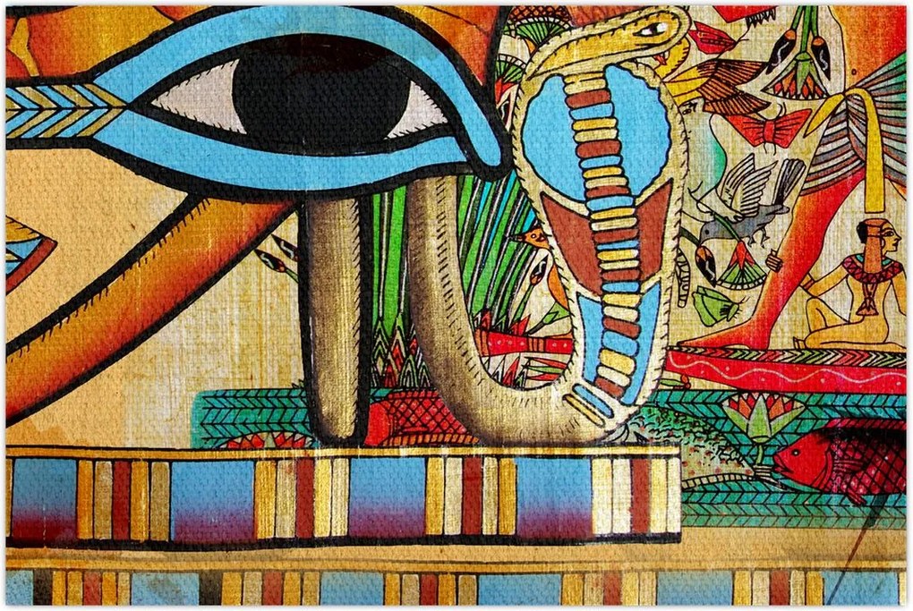 Tablou- Pictură egipteană (90x60 cm)