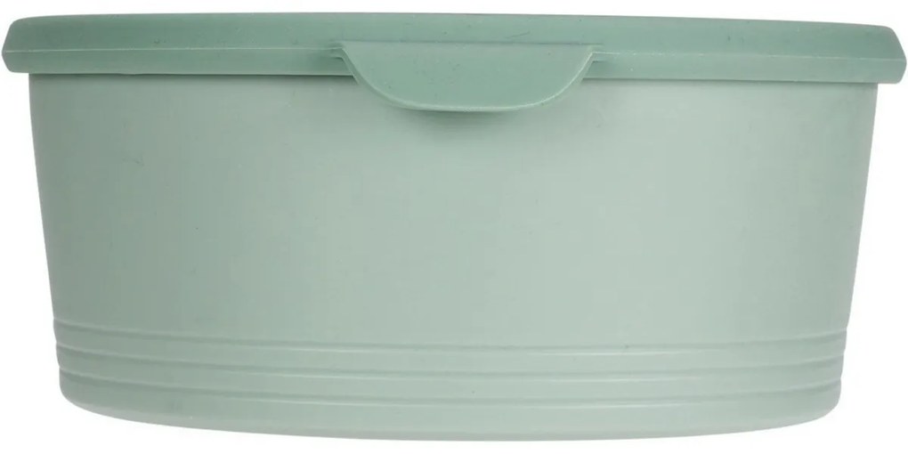 Set de caserole din plastic EH 3 buc, verde