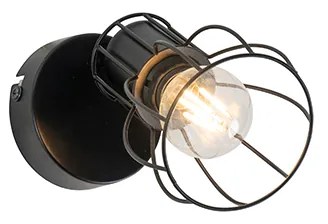 Spotlight modern din oțel negru reglabil - Botu