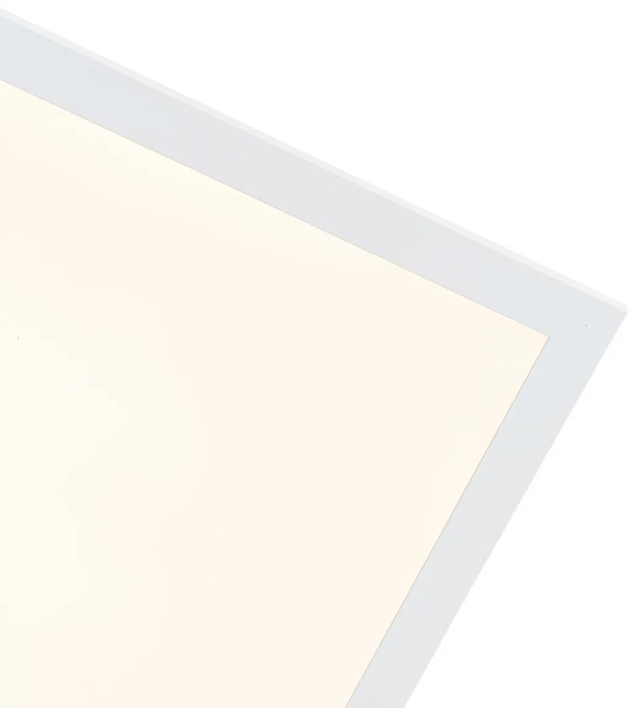 Panou LED incastrat alb patrat incl. LED 3000K - 6500K cu comutator DIP - Seagal